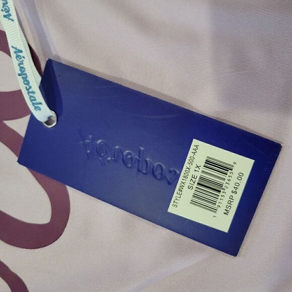 Aeropostale Sport Active Short Sleeve Top (size 1X) - Picture 7 of 9